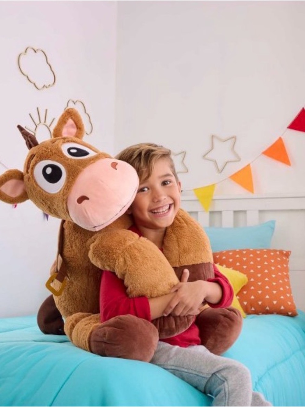 Disney and Pixar Toy Story 5 Ginormous Plush Toy 24” Bullseye Horse